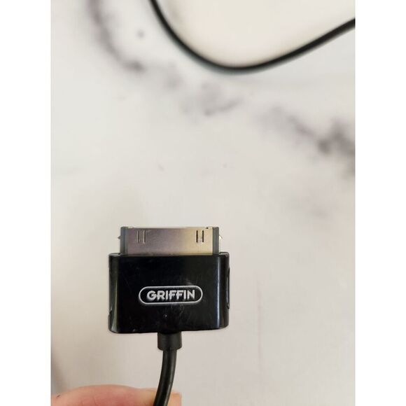 Griffin black connector for car to music device ipod adapter - Picture 4 of 5